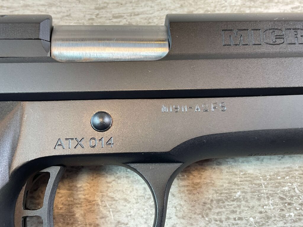 ATOMITRONX 22TCM M1911-A2 FS SEMI AUTO PISTOL, JAMES EARL JONES COLLECTION, VERY RARE #5-10830