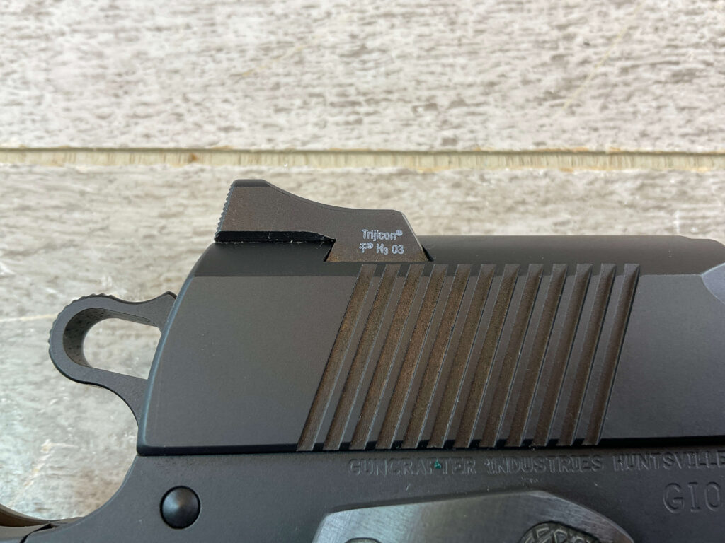 GUNCRAFTER MODEL NO. 1 50GI CUSTOM SEMI AUTO PISTOL, JAMES EARL JONES COLLECTION #5-10831