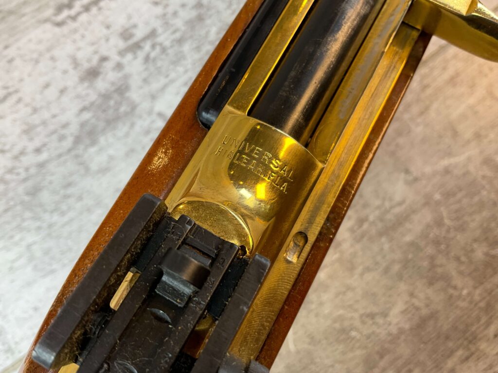 UNIVERSAL M1 CARBINE 30 CARBINE SEMI AUTO RIFLE, JAMES EARL JONES COLLECTION, GOLD PLATED PRESENTATION #5-11015