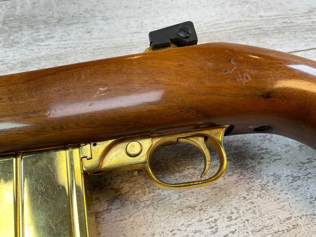 UNIVERSAL M1 CARBINE 30 CARBINE SEMI AUTO RIFLE, JAMES EARL JONES COLLECTION, GOLD PLATED PRESENTATION #5-11015