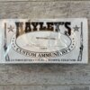 HAYLEY'S CUSTOM AMMUNITION .44 BULLDOG AMMO, UNOPENED BOX (QTY 20) #5-11099