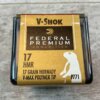 FEDERAL PREMIUM V-SHOK 17 HMR, 17 GR. HORNADY, V-MAX POLYMER TIP AMMO, UNOPENED (QTY 50) #5-11108
