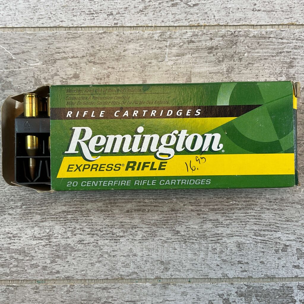 REMINGTON EXPRESS RIFLE, 17 REM. 25 GR. HP AMMO, QTY 20