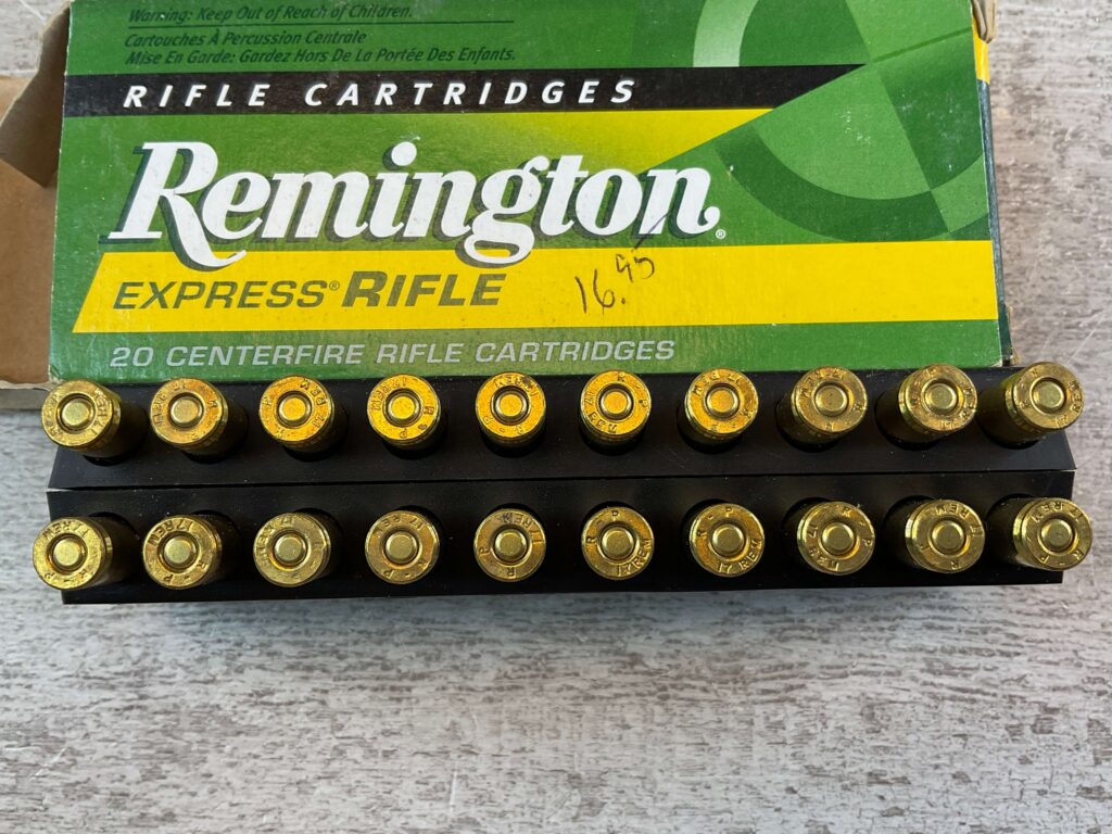 REMINGTON EXPRESS RIFLE, 17 REM. 25 GR. HP AMMO, QTY 20