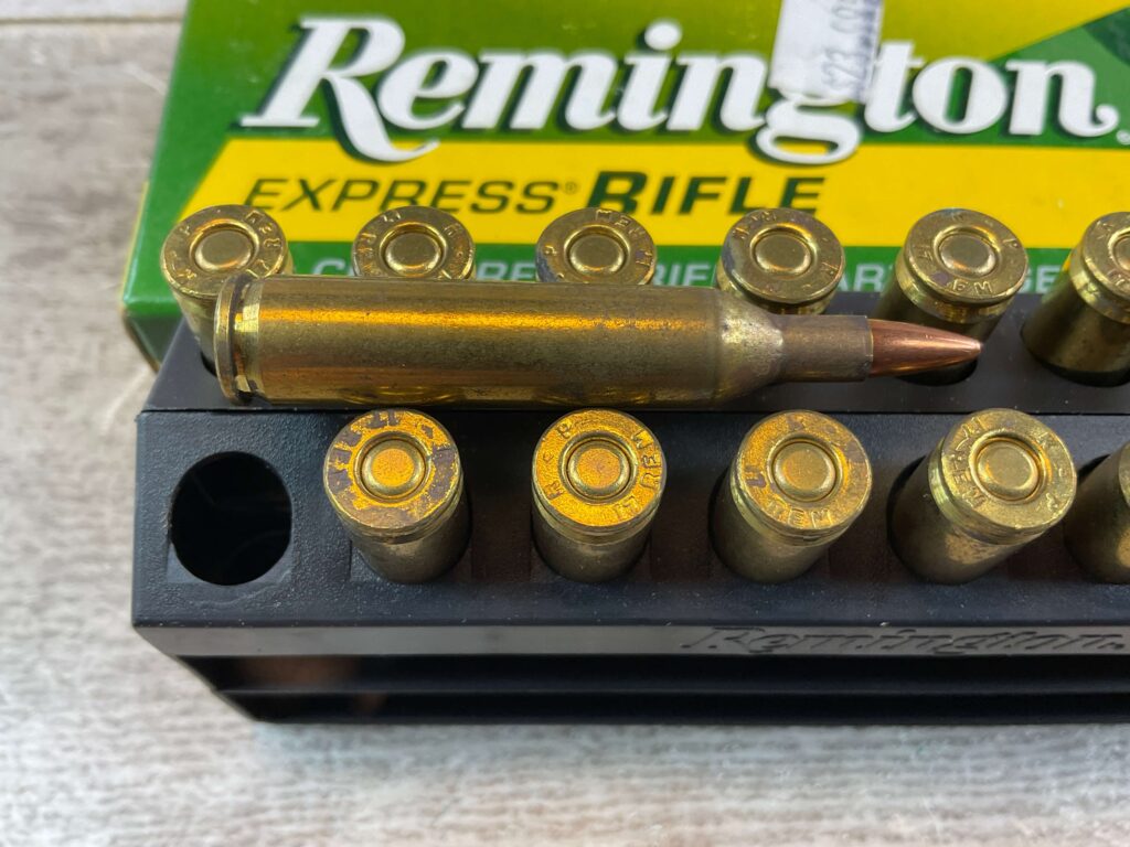 REMINGTON EXPRESS RIFLE, 17 REM. 25 GR. HORNADY HP AMMO, QTY 20 #5-11115