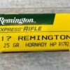 REMINGTON EXPRESS RIFLE, 17 REM. 25 GR. HORNADY HP AMMO, QTY 20 #5-11115