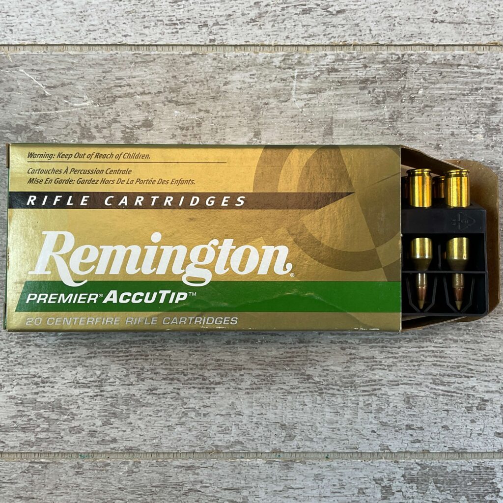 REMINGTON PREMIER ACCUTIP, 17 REM. 20 GR. ACCUTIP-V BOAT TAIL AMMO, QTY 20 #5-11116