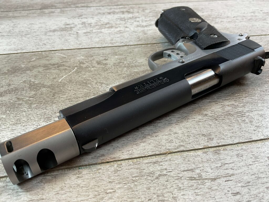 COLT 1911 COMBAT ELITE MKIV SERIES 80 .460 ROWLAND SEMI AUTO PISTOL, JAMES EARL JONES COLLECTION, CUSTOM #5-10841