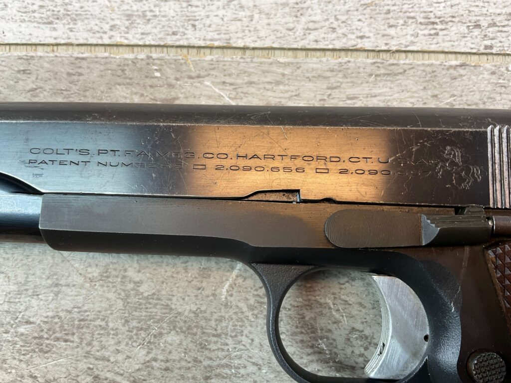 COLT ACE .22LR SEMI AUTO PISTOL, ESSEX ARMS RECEIVER, JAMES EARL JONES COLLECTION #5-10846