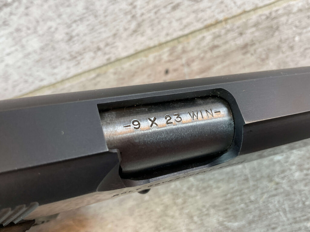 COLT GOVT MODEL 1911A1 MKIV SERIES 80 9X23 WIN SEMI AUTO PISTOL, JAMES EARL JONES COLLECTION #5-10848