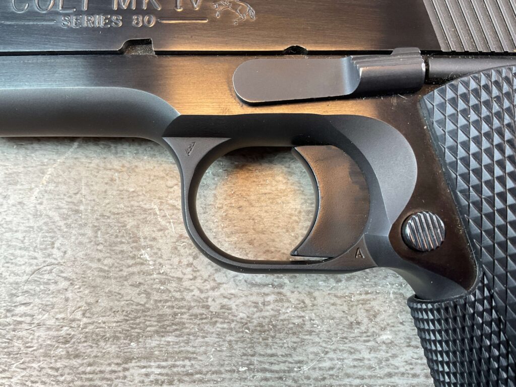 COLT GOVT MODEL 1911A1 MKIV SERIES 80 9X23 WIN SEMI AUTO PISTOL, JAMES EARL JONES COLLECTION #5-10848