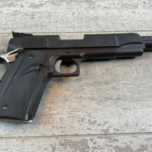 L.A.R. MANUFACTURING GRIZZLY MARK I .45 WIN MAG SEMI AUTO PISTOL, JAMES EARL JONES COLLECTION, RARE #5-10855