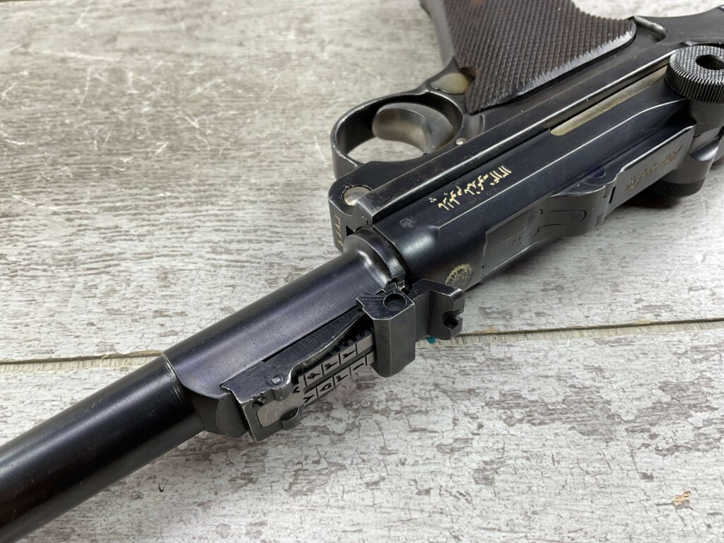 MAUSER LP.08 PERSIAN ARTILLERY 9MM SEMI AUTO PISTOL, JAMES EARL JONES COLLECTION, RARE #5-10864