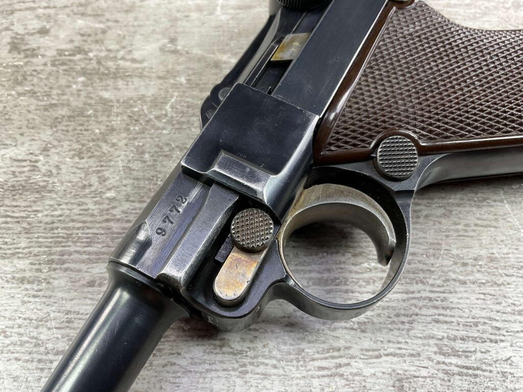 KRIEGHOFF P08 9MM SEMI AUTO PISTOL, JAMES EARL JONES COLLECTION, RARE #5-10865