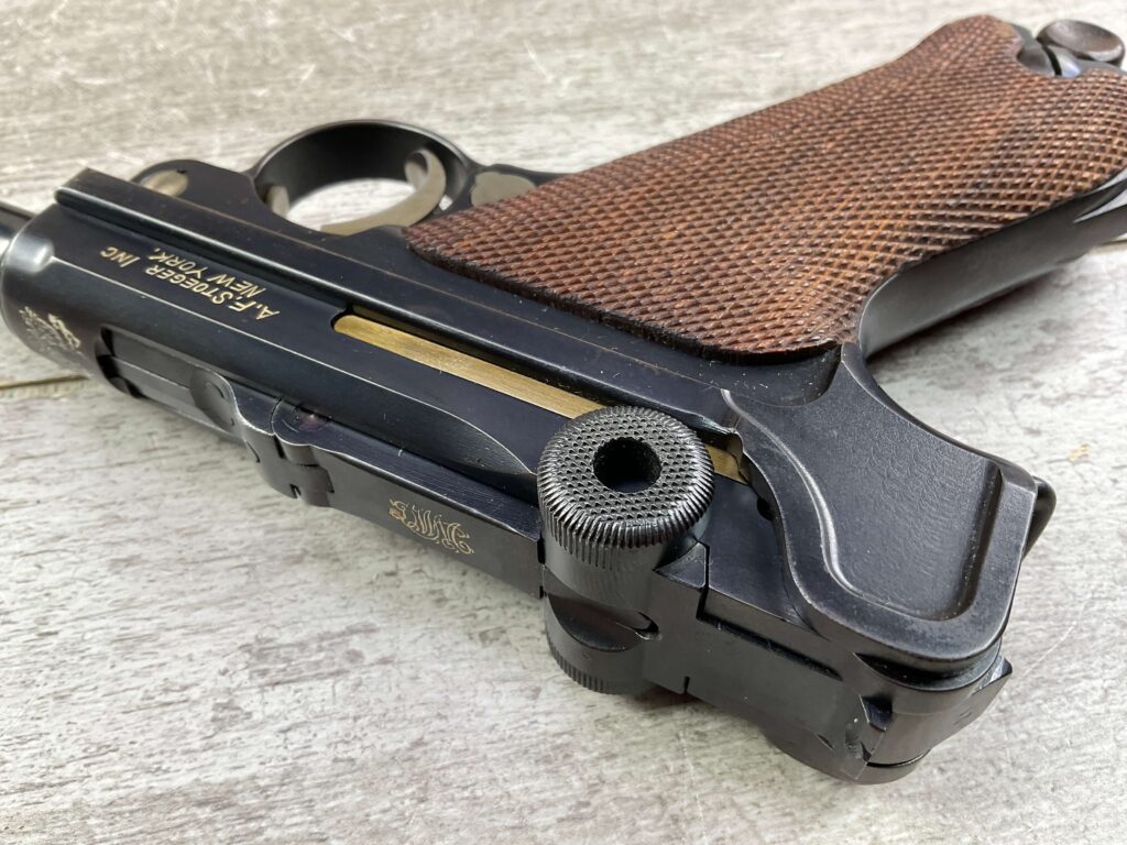 DWM STOEGER AMERICAN EAGLE P08 7.65MM SEMI AUTO PISTOL IN CASE, JAMES EARL JONES COLLECTION #5-10866