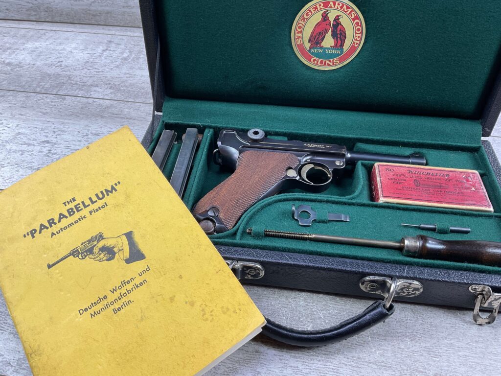 DWM STOEGER AMERICAN EAGLE P08 7.65MM SEMI AUTO PISTOL IN CASE, JAMES EARL JONES COLLECTION #5-10866