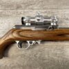 VOLQUARTSEN CUSTOM CLASSIC 17 HMR 10/22 SEMI AUTO STAINLESS STEEL RIFLE, JAMES EARL JONES COLLECTION #5-11020