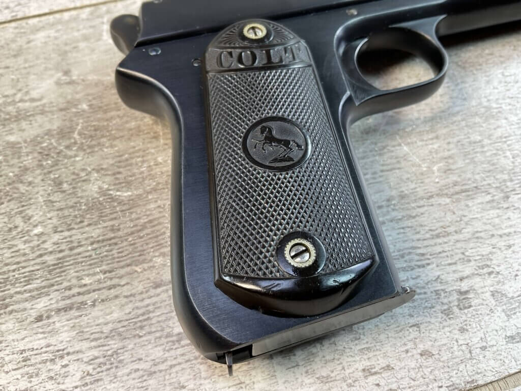 COLT 1902 .38 RIMLESS SEMI AUTO PISTOL, JAMES EARL JONES "FAVORITES" COLLECTION #5-10873