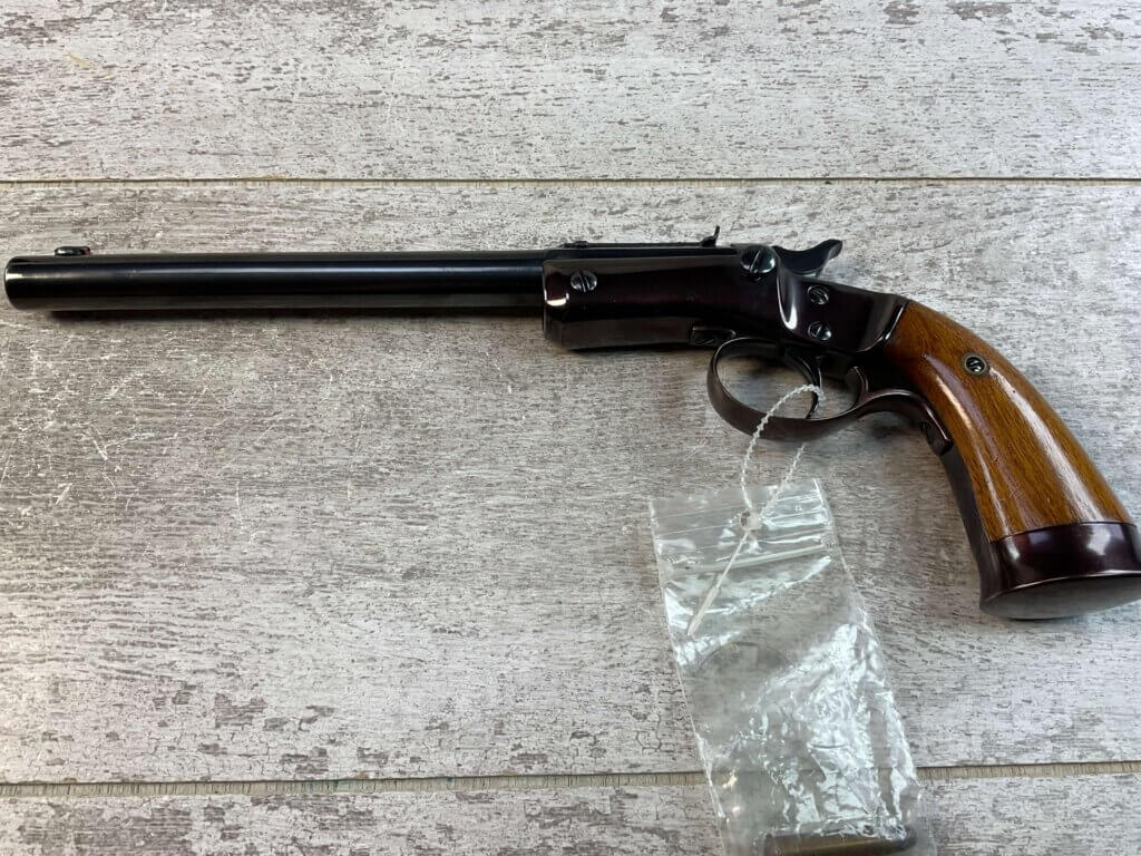 J. STEVENS TIP UP MODEL 35 SINGLE SHOT PISTOL, JAMES EARL JONES "FAVORITES" COLLECTION #5-10874