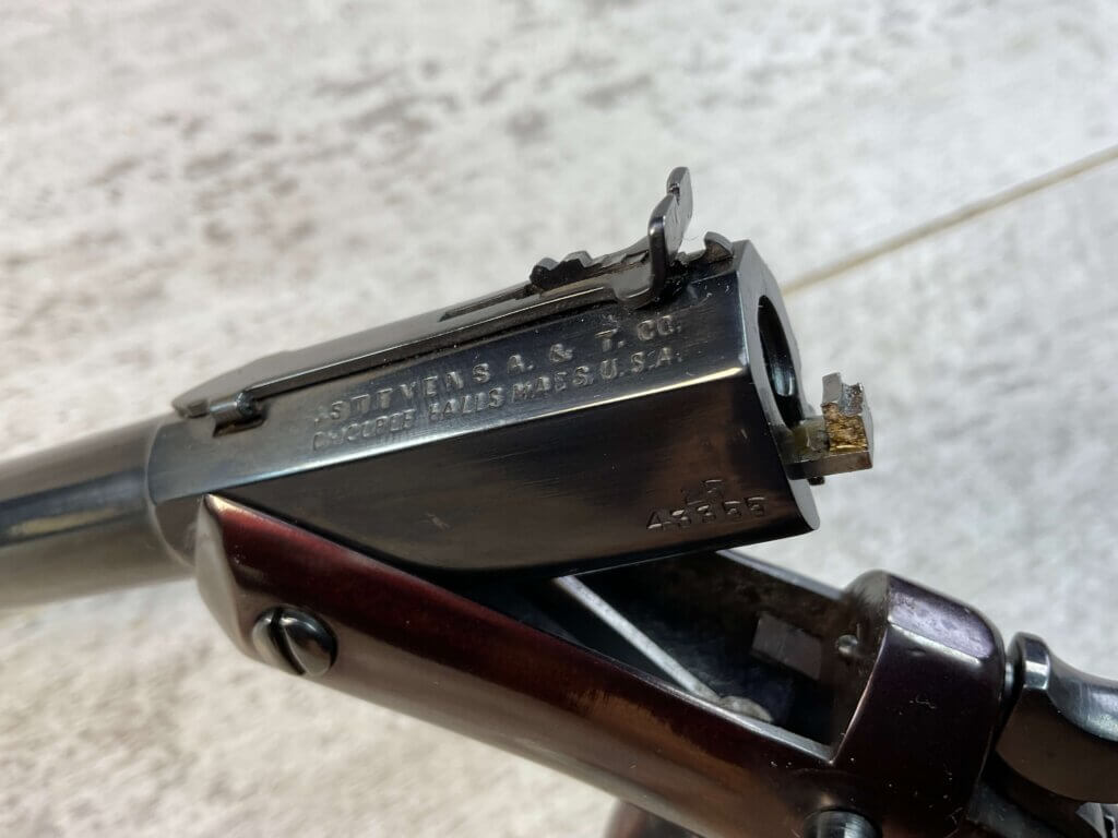 J. STEVENS TIP UP MODEL 35 SINGLE SHOT PISTOL, JAMES EARL JONES "FAVORITES" COLLECTION #5-10874