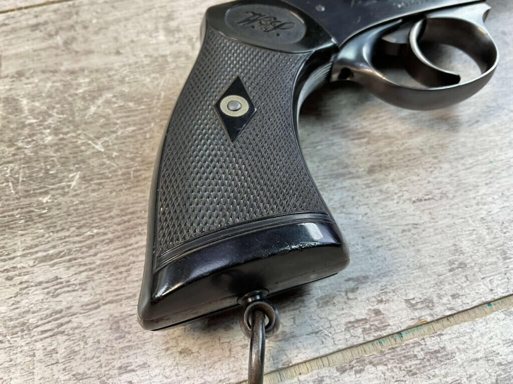 WEBLEY & SCOTT MARK IV .22LR TARGET REVOLVER, JAMES EARL JONES "FAVORITES" COLLECTION, VERY SCARCE #5-10875