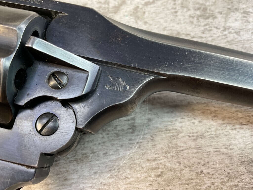 WEBLEY & SCOTT MARK IV .22LR TARGET REVOLVER, JAMES EARL JONES "FAVORITES" COLLECTION, VERY SCARCE #5-10875