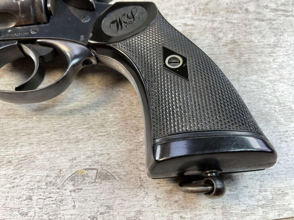 WEBLEY & SCOTT MARK IV .22LR TARGET REVOLVER, JAMES EARL JONES "FAVORITES" COLLECTION, VERY SCARCE #5-10875