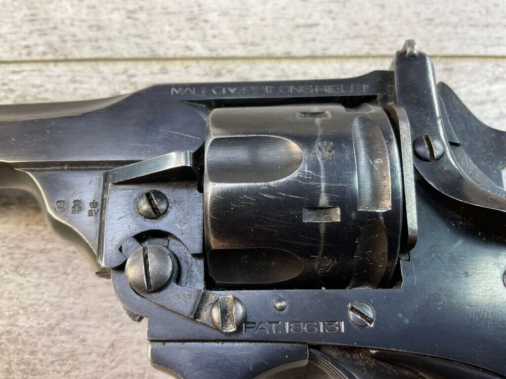 WEBLEY & SCOTT MARK IV .22LR TARGET REVOLVER, JAMES EARL JONES "FAVORITES" COLLECTION, VERY SCARCE #5-10875