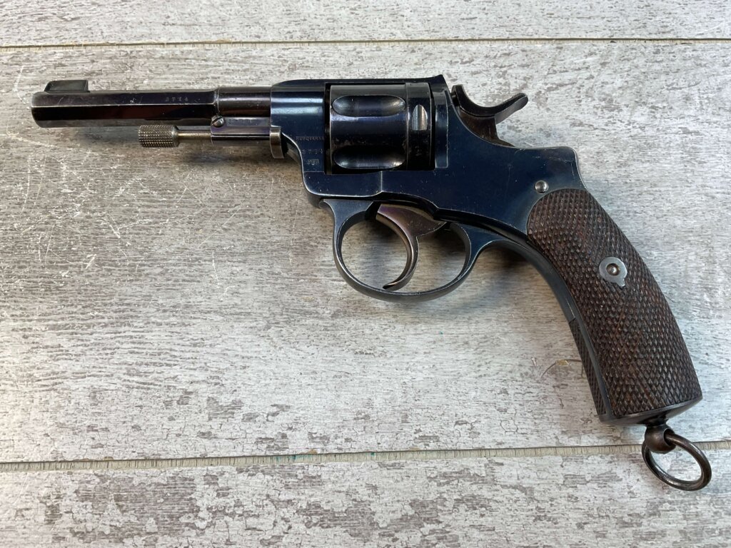 HUSQVARNA 1887 7.5MM NAGANT REVOLVER, JAMES EARL JONES "FAVORITES" COLLECTION, RARE & ANTIQUE #5-10876