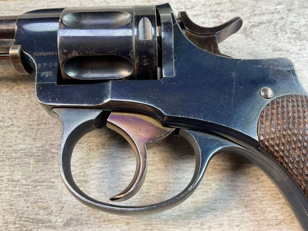 HUSQVARNA 1887 7.5MM NAGANT REVOLVER, JAMES EARL JONES "FAVORITES" COLLECTION, RARE & ANTIQUE #5-10876