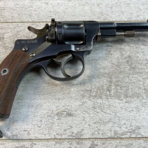 HUSQVARNA 1887 7.5MM NAGANT REVOLVER, JAMES EARL JONES "FAVORITES" COLLECTION, RARE & ANTIQUE #5-10884