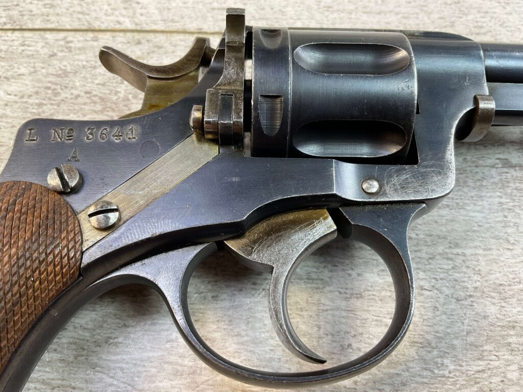 HUSQVARNA 1887 7.5MM NAGANT REVOLVER, JAMES EARL JONES "FAVORITES" COLLECTION, RARE & ANTIQUE #5-10884