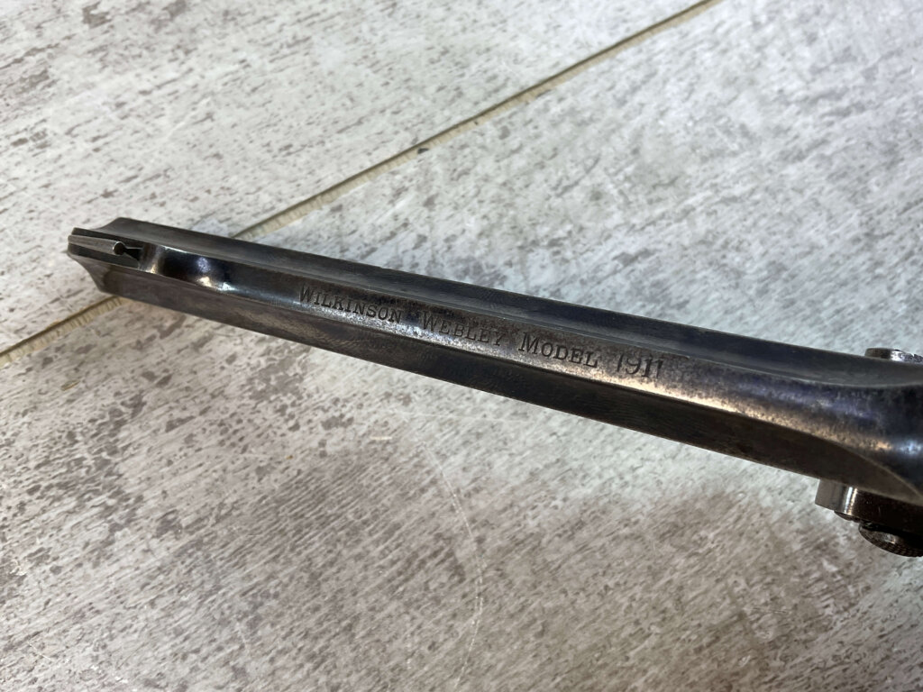 WILKINSON WEBLEY MODEL 1911 .450/.455 TARGET REVOLVER, JAMES EARL JONES "FAVORITES" COLLECTION #5-10889