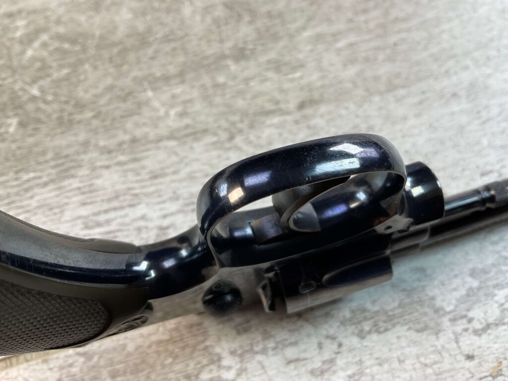 SMITH & WESSON S&W LADYSMITH .22 BLUED REVOLVER, JAMES EARL JONES COLLECTION, C&R FFL #5-10890