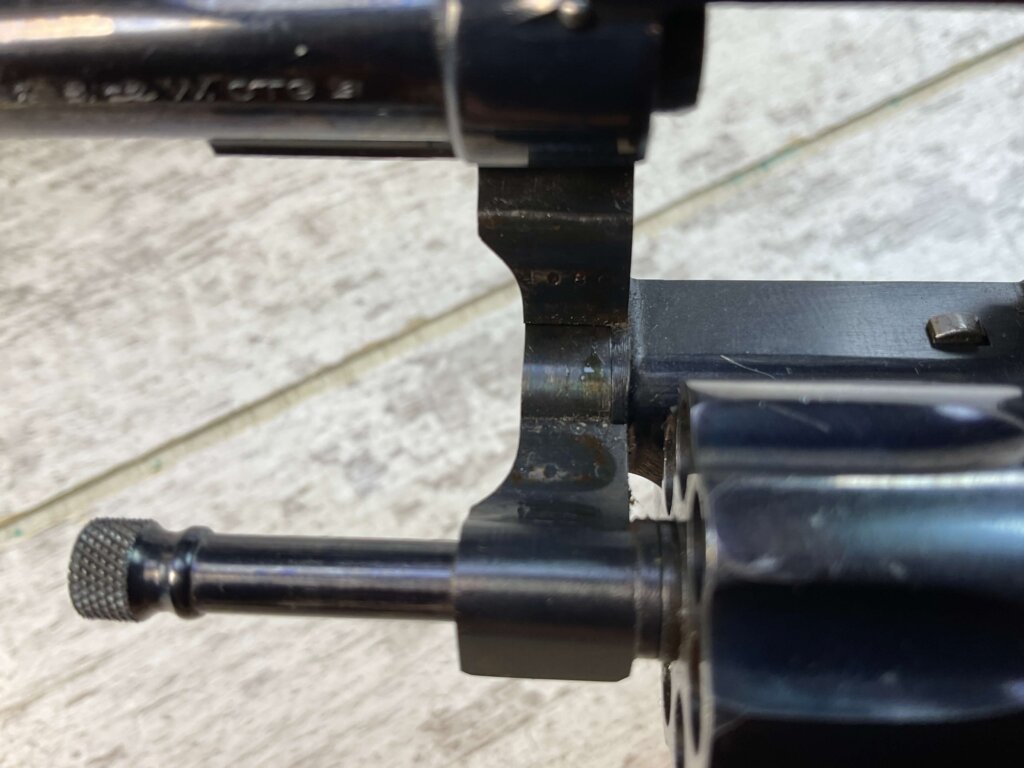 SMITH & WESSON S&W LADYSMITH .22 BLUED REVOLVER, JAMES EARL JONES COLLECTION, C&R FFL #5-10890