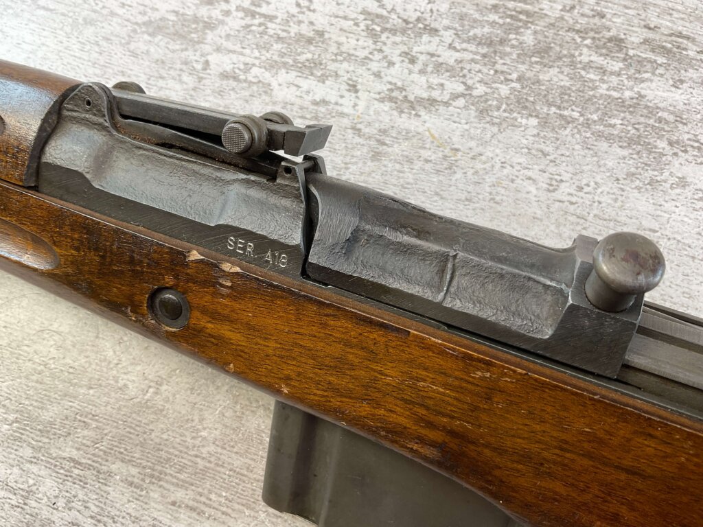 BRAZILIAN "G43" MOSQUETÃO SEMI-AUTOMÁTICO M954 (G43 COPY), ITAJUBA G43 CLONE .30-06 RIFLE, JAMES EARL JONES "FAVORITES" COLLECTION, VERY RARE #5-11028