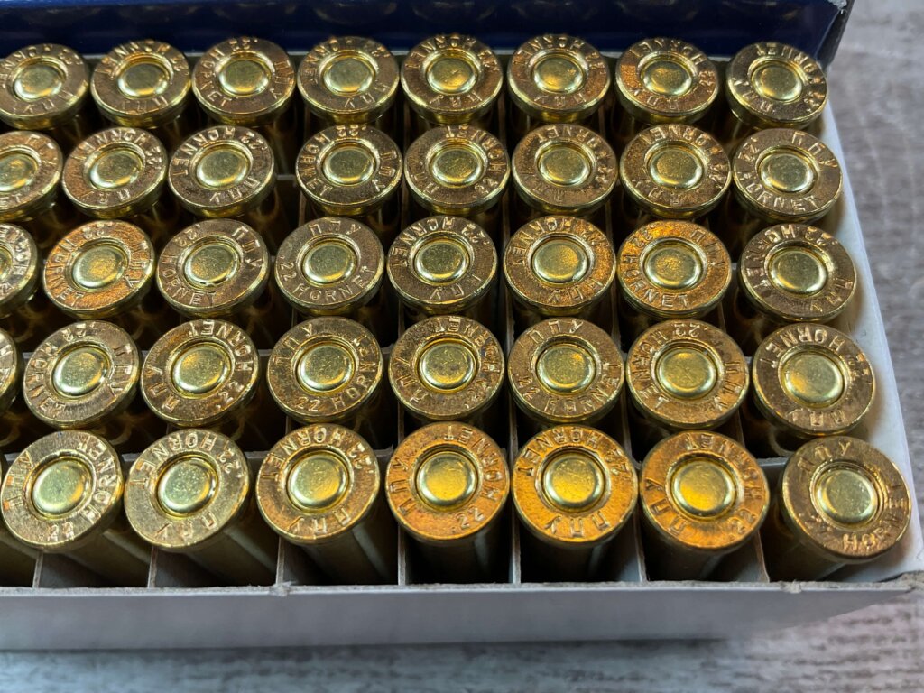 PRVI PARTIZAN 22 HORNET, SP 45 GR. AMMO, FULL BOX (QTY 50) #5-11122
