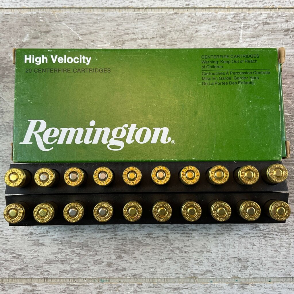 REMINGTON 221 REM FIREBALL, 50 GR. PTO SOFT POINT, KLEANBORE PRIMING AMMO, FULL BOX (QTY 20) #5-11125