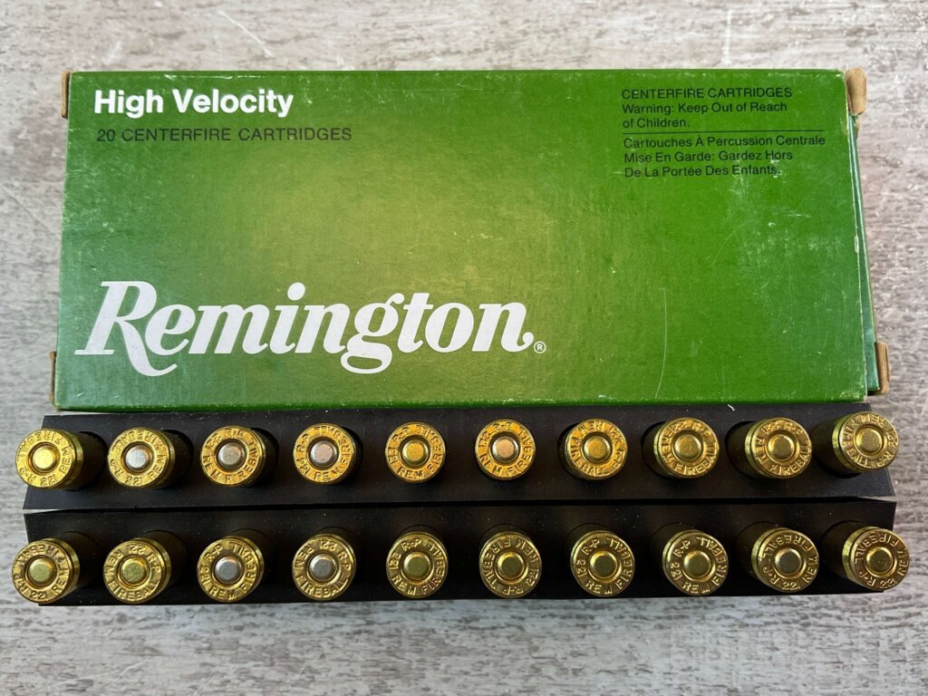 REMINGTON 221 REM FIREBALL, 50 GR. PTO SOFT POINT, KLEANBORE PRIMING AMMO, FULL BOX (QTY 20) #5-11125