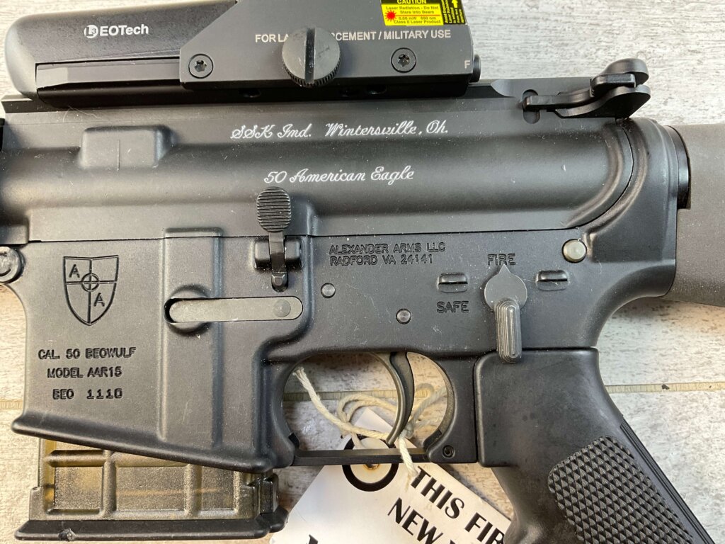 ALEXANDER ARMS AAR-15 50AE RIFLE, JAMES EARL JONES "FAVORITES" COLLECTION, NY COMPLIANT (BOLT ACTION) #5-11040