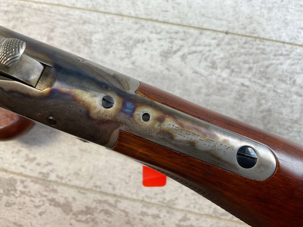 STOEGER UBERTI .45LC SINGLE SHOT LOW WALL RIFLE, JAMES EARL JONES "FAVORITES" COLLECTION #5-11049