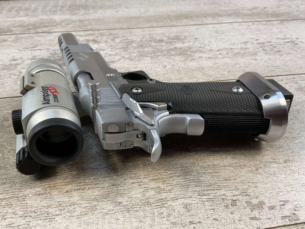 STI CUSTOM BUL M-5 2011 .38 SUPER COMPETITION SEMI AUTO PISTOL, JAMES EARL JONES COLLECTION #5-10905