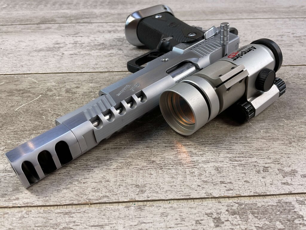 STI CUSTOM BUL M-5 2011 .38 SUPER COMPETITION SEMI AUTO PISTOL, JAMES EARL JONES COLLECTION #5-10905