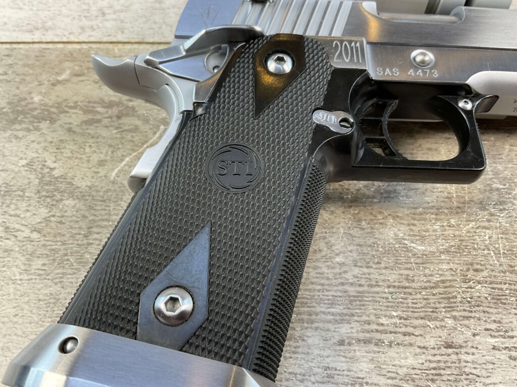 STI CUSTOM BUL M-5 2011 .38 SUPER COMPETITION SEMI AUTO PISTOL, JAMES EARL JONES COLLECTION #5-10905