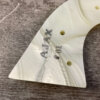 AJAX CUSTOM GRIPS COLT S A ARMY, WHITE PEARLITE COLORED GRIPS #5-11611