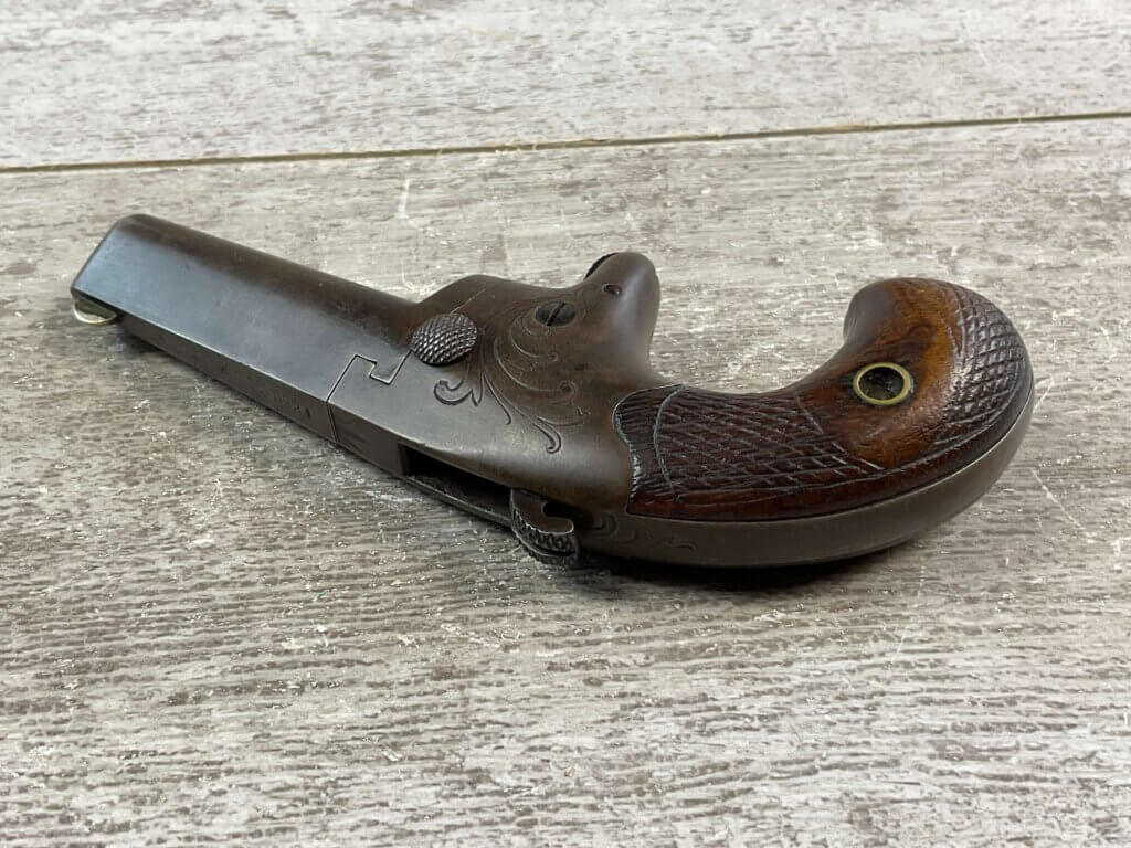 COLT NO 2 DERRINGER .41 CAL PISTOL, JAMES EARL JONES COLLECTION, ANTIQUE #5-10907