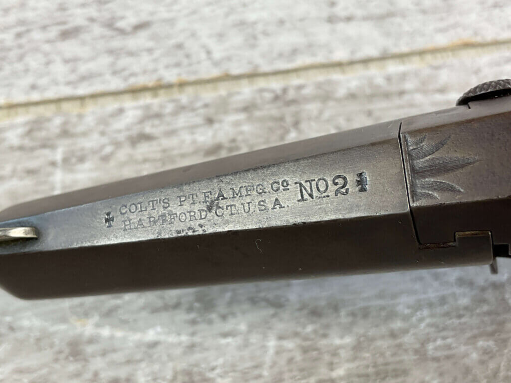 COLT NO 2 DERRINGER .41 CAL PISTOL, JAMES EARL JONES COLLECTION, ANTIQUE #5-10907