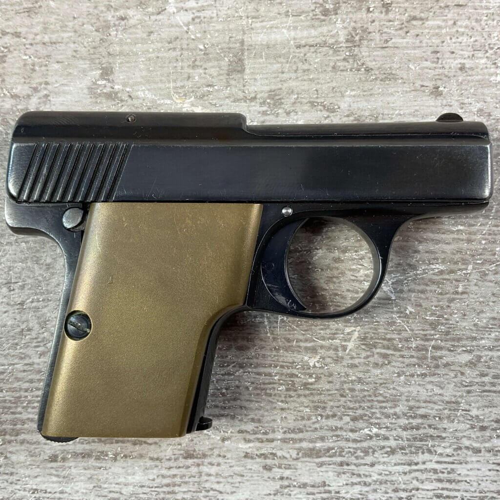 LILIPUT MODEL 1926 .25ACP SEMI AUTO POCKET PISTOL, JAMES EARL JONES COLLECTION, MINTY #5-10908