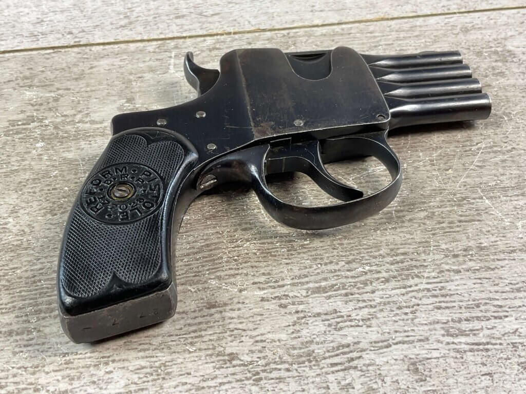 REFORM PISTOLE BREVETE FOUR BARREL .25 ACP PISTOL, JAMES EARL JONES COLLECTION, RARE #5-10909