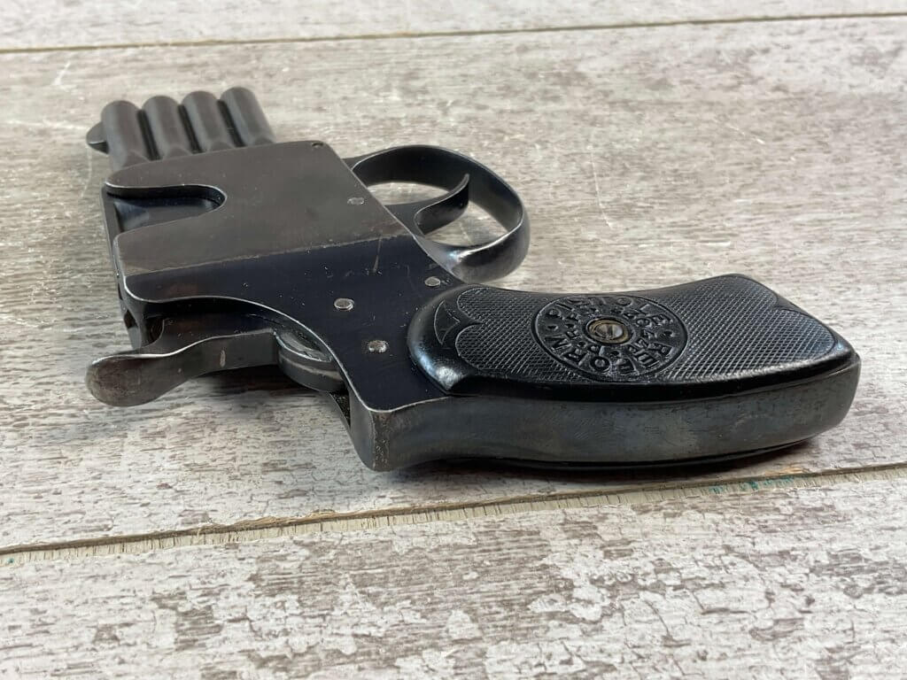 REFORM PISTOLE BREVETE FOUR BARREL .25 ACP PISTOL, JAMES EARL JONES COLLECTION, RARE #5-10909